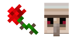 Minecraft Rose and Iron Golem Cursor