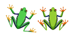 Курсор Red-Eyed Tree Frog