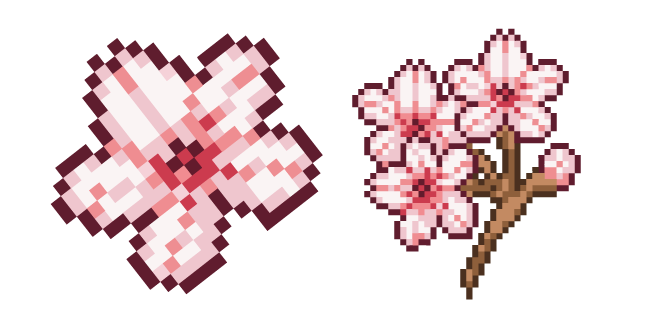 Sakura Flowers Pixel курсор