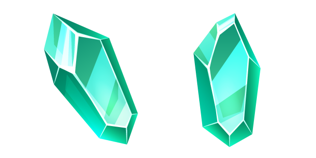 Green Calcite Crystal Cursor