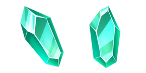 Green Calcite Crystal Cursor