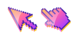 3D Atardecer Pixel Cursor