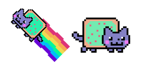 Vaporwave Nyan Cat Meme Cursor