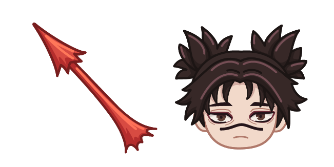 Chibi Jujutsu Kaisen Choso et Flèche Sanglante Cursor