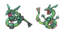 Pokemon Rayquaza Pixel Cursor