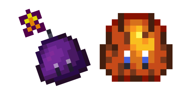 Stardew Valley Special Purple Slime and Tiger Slime Cursor