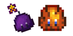 Stardew Valley Special Purple Slime and Tiger Slime Cursor