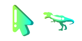 Minimal Gradient Tyrannosaurus Rex Curseur