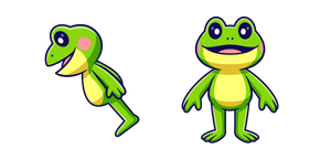 Cute Standing Frog Cursor