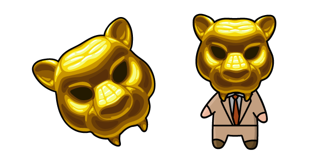 Chibi Squid Game VIP 4 in the Panther Mask курсор