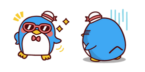 Sanrio Tuxedo Sam Heureux et Inquiet Curseur