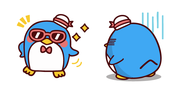 Sanrio Happy and Worried Tuxedo Sam курсор
