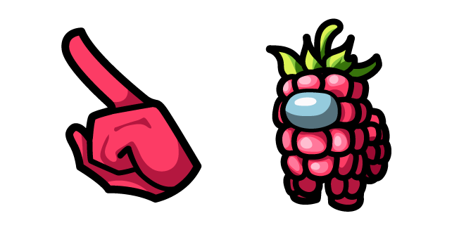 Among Us Pink Raspberry Character курсор