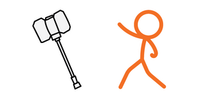 Курсор Animator vs. Animation Orange and a Sledgehammer