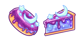 Cute Cosmic Donut and Cake Cursor