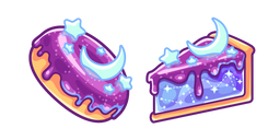Cute Cosmic Donut and Cake Cursor