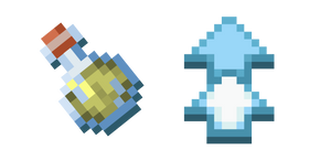 Minecraft Jump Boost Effect and Potion of Leaping Cursor