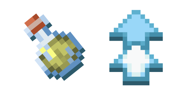 Minecraft Efecto de Supersalto y Poción de Supersalto Cursor