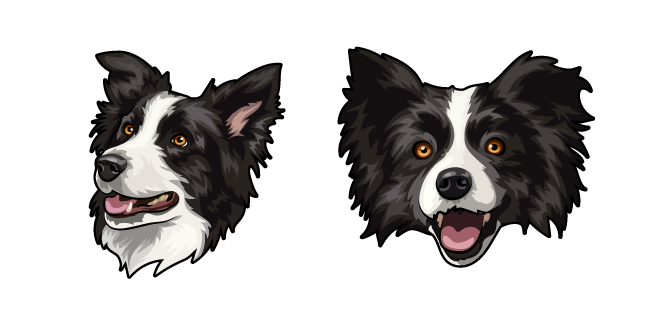 Border Collie Dog Cursor