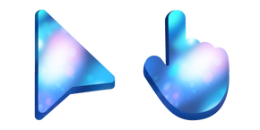 Курсор Blue and Cyan Flare