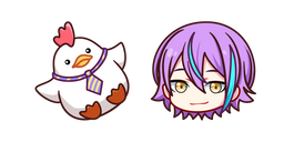 Project SEKAI Kamishiro Rui y Pollo Cursor