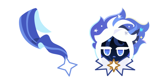 Cookie Run Stardust Cookie and a Ribbon Cursor