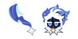 Cookie Run Stardust Cookie and a Ribbon Cursor