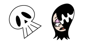 Курсор The Loud House Haiku and a Skull