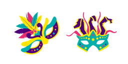 Máscaras de Carnaval Cursor
