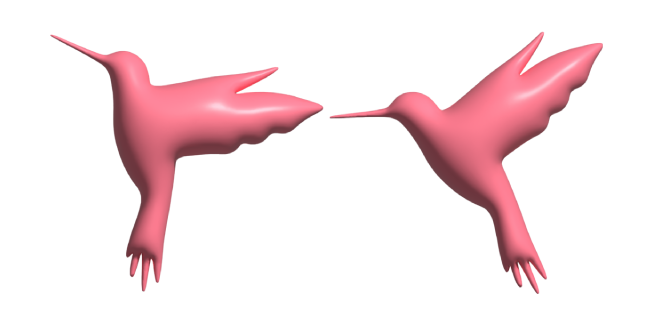 Simple 3D Colibri Rose Cursor