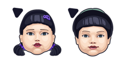 Squid Game 3 Young-hee and Cheol-su Dolls