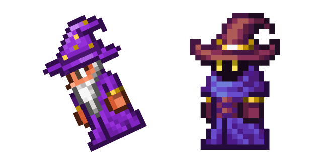 Terraria Wizard et Shimmered Wizard Cursor