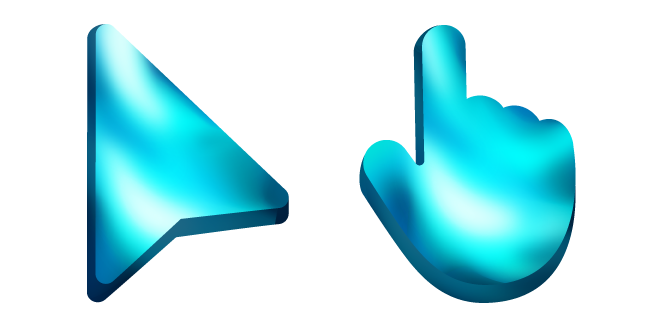 Onda Oceánica Cian Cursor