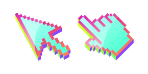 3D Menta Píxel cursor