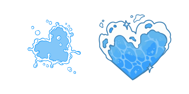 Corazones de Hielo y Agua Cursor