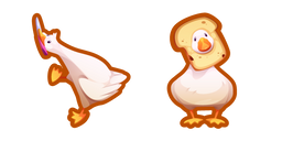 Курсор Goose with a Knife and a Slice of Bread