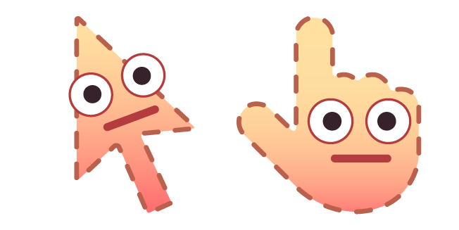 Cursoji - Dotted Line Face Cursor