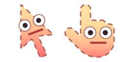 Курсор Cursoji - Dotted Line Face