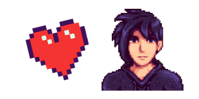 Курсор Stardew Valley Sebastian and a Heart