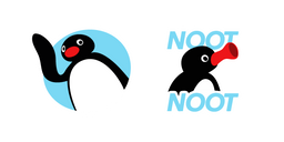 Pingu the Penguin Noot Noot Meme Cursor