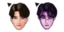 Курсор KPop Demon Hunters Jinu and his Demon Form