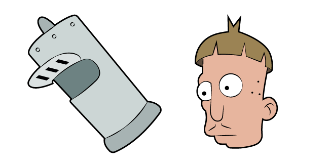 Disenchantment Sir Mertz and a Knight Helmet курсор