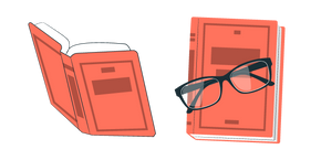 Librarian: Book and Glasses Cursor