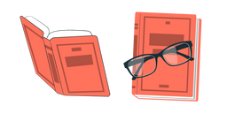 Librarian: Book and Glasses Cursor