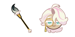 Cookie Run Camellia Cookie and a Brush Cursor