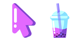 Курсор Minimal Purple Bubble Tea