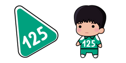 Chibi Squid Game 3 Player 125 aka Park Min-su Cursor