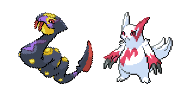 Pokemon Seviper and Zangoose Pixel курсор