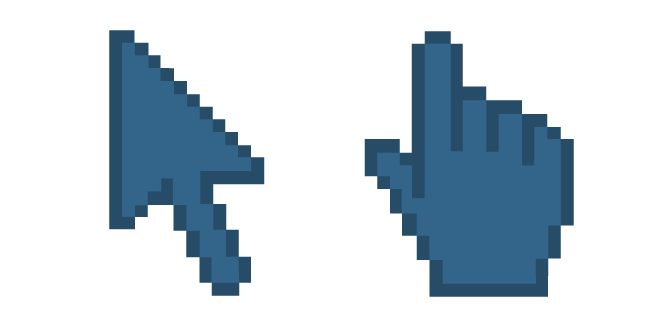 Azul Lapislázuli Píxel Cursor