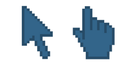 Lapis Lazuli Blue Pixel Cursor